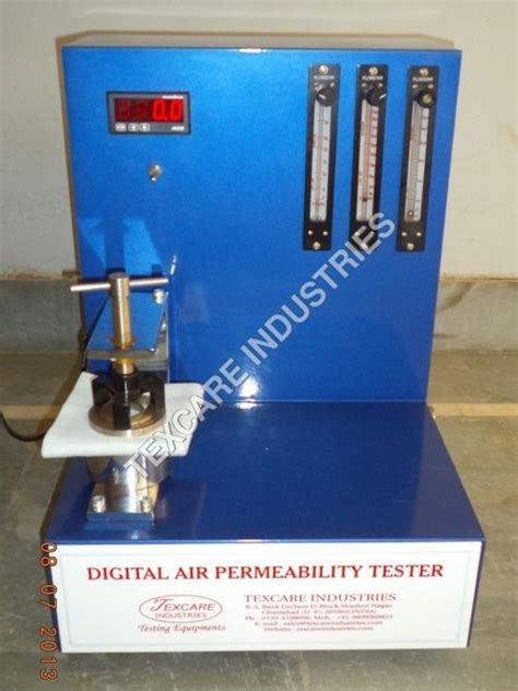 air permeability tester price in india|air permeability chart.